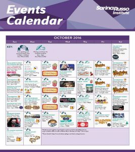 Events Calendar October 2016