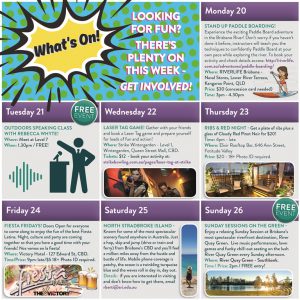 SRI Events Weekly Calendar