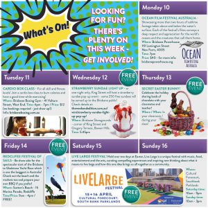 SRI Events Weekly Calendar