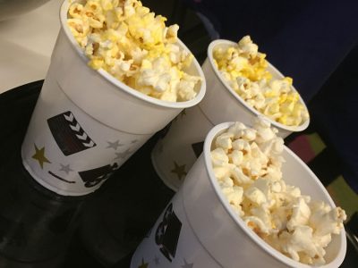 popcorn in a bucket