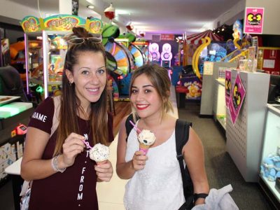 Ice cream and chat