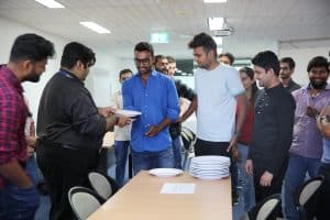 Students at Food and Beverage Course